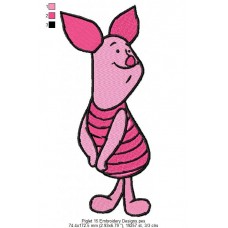 Piglet 15 Embroidery Designs